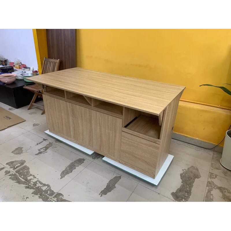 Bàn Ăn Gỗ Phong cách Nhật Đa Năng Rokin Tiện Dụng - NBA-03