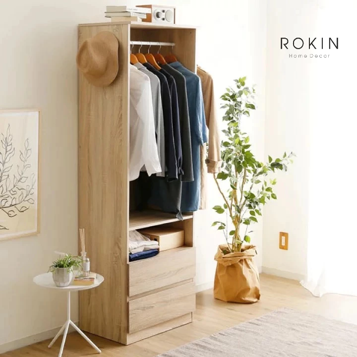 Tủ Quần Áo Gỗ Đa Năng Rokin Tiện Dụng - CM-029 Handy multi-purpose wardrobe