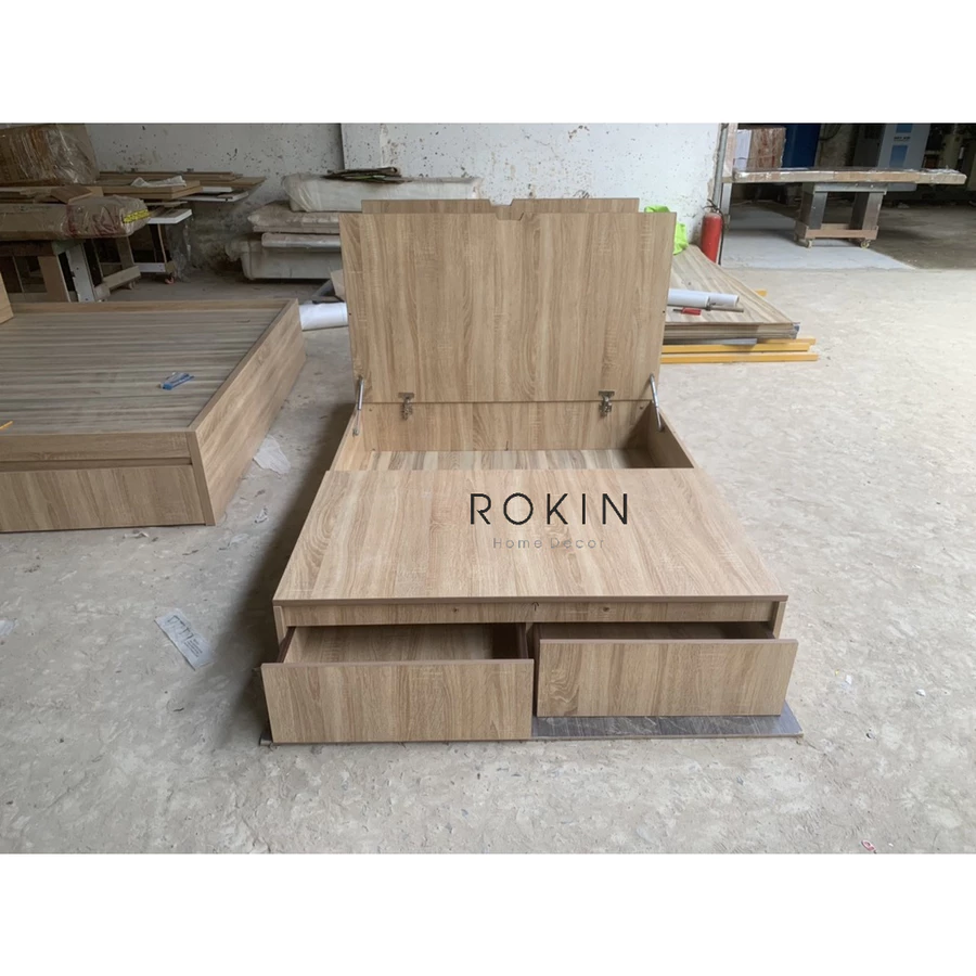 Giường Gỗ Đa Năng Rokin Tiện Dụng - GN-020