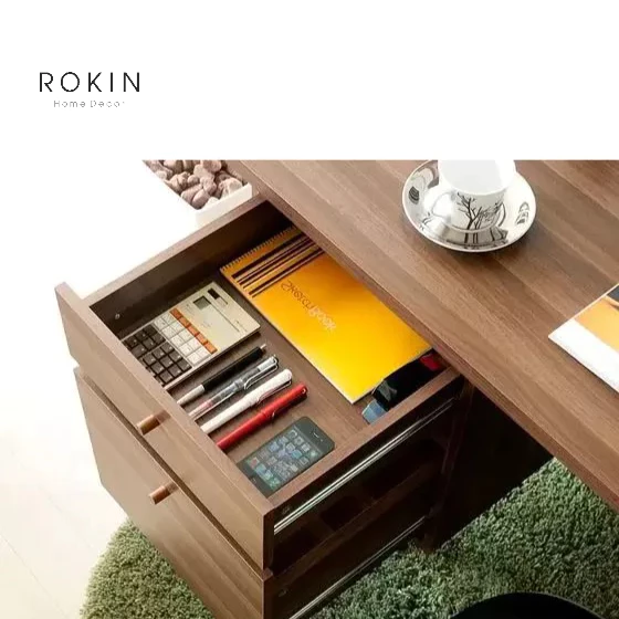 Bàn Học Gỗ Nhật Đa Năng Rokin Tiện Dụng - NBH-03