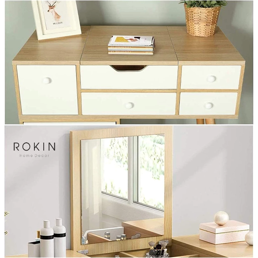 Bàn Trang Điểm Đa Năng Rokin Tiện Dụng - TD-011