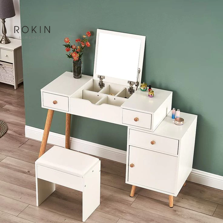 Bàn Trang Điểm Đa Năng Rokin Tiện Dụng - TD-014
