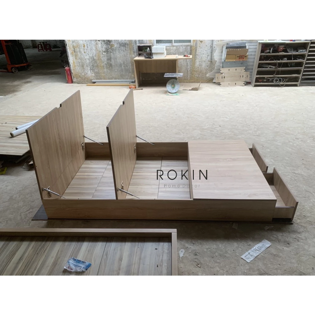 Giường Gỗ Đa Năng Rokin Tiện Dụng - GN-020