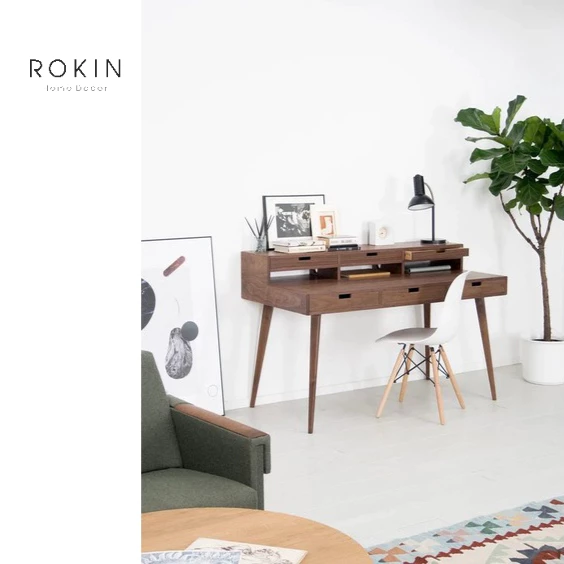 Bàn Học Làm Việc Đa Năng Rokin Tiện Dụng - BH-08